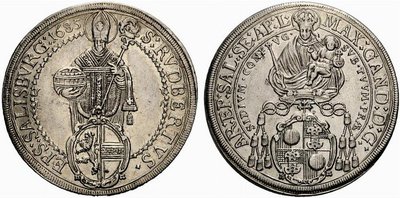 SALZBURG. 1685. Taler. Maximilian Gandolf von Küenburg (1668-1687). Dav.3508. 28,37g.jpg