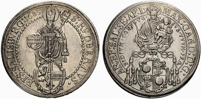 SALZBURG. 1685. Taler. Maximilian Gandolf von Küenburg (1668-1687). Dav.3508. 28,37g.jpg